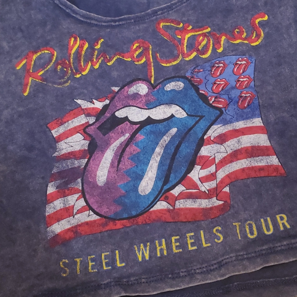 Rolling Stones crop top
